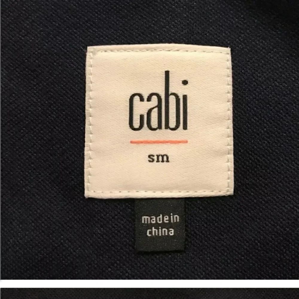 Cabi Lido Navy Blue Button Front Jacket S #5093 - Picture 3 of 8